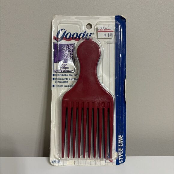 Vintage 1996 Goody Lift Pick Combs Multipack #27103 RARE Opened 2 Combs USA - Picture 1 of 4
